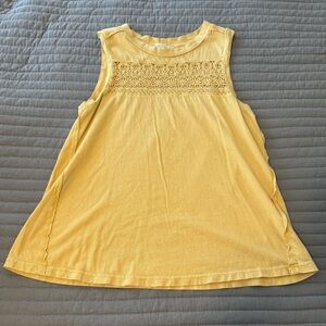 Alter’d State tank top with crocheted accent